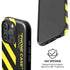 Black and Yellow Stripes iPhone 16 Pro Magsafe Impact Case